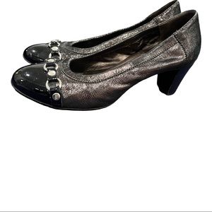 AGL Attilio Giusti Leombruni Leather Heels Size 38 (7.5/8 US)